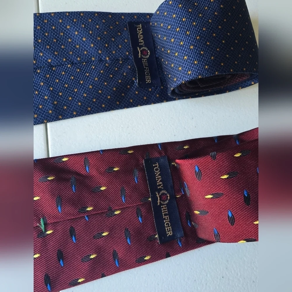 Tommy Hilfiger Bundle Mens blue&red ties